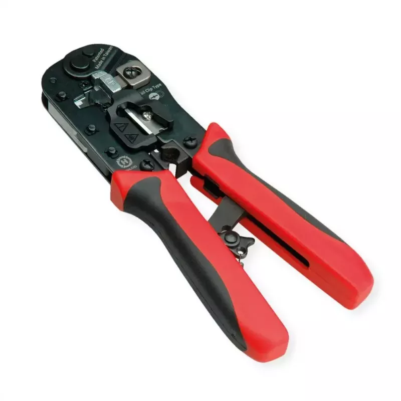 Krimpovacie kliešte na káble VALUE 25.99.8794 čierna červená 190 mm 347 g