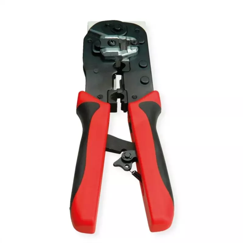 Krimpovacie kliešte na káble VALUE 25.99.8794 čierna červená 190 mm 347 g