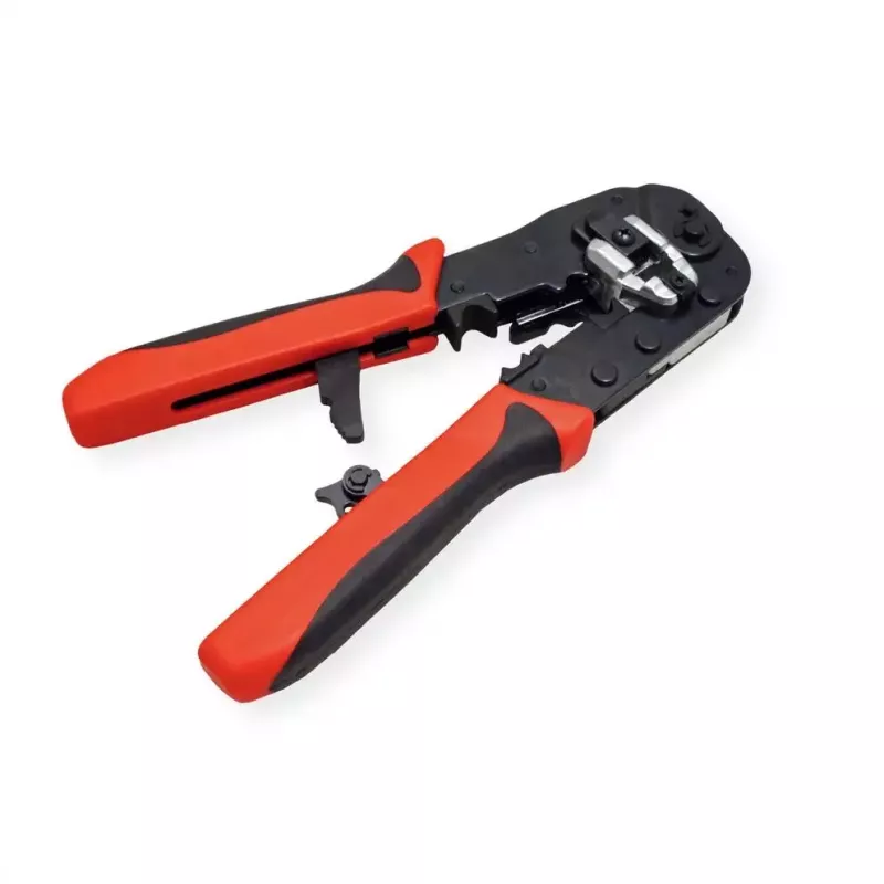Krimpovacie kliešte na káble VALUE 25.99.8794 čierna červená 190 mm 347 g
