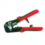 Krimpovacie kliešte na káble VALUE 25.99.8794 čierna červená 190 mm 347 g