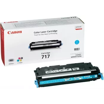 Canon 717 tonerová kazeta 1 ks originálna azúrová
