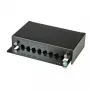 Nástenný patch panel ROLINE Cat.5e 8 portov STP čierny