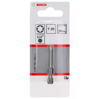 Skrutkovací bit Bosch 2607001636 T20 extra tvrdý 49 mm
