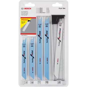 Bosch 2 607 010 906 čepeľ do priamočiarej/šabľovej/multifunkčnej píly čepeľ do priamočiarej píly 6 kusov