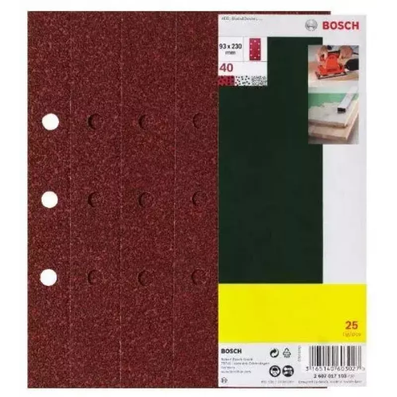 Bosch 2 607 017 097 brúsne príslušenstvo 25 ks