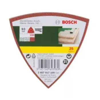 Bosch 2607017109 25 ks brúsny list