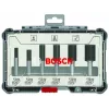 Bosch Sada fréz (drážkovacie frézy), 6 ks, stopka 6 mm, 2607017465