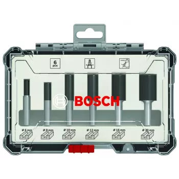 Sada fréz Bosch (drážkovacia fréza), 6 kusov, stopka 6 mm, 2607017465