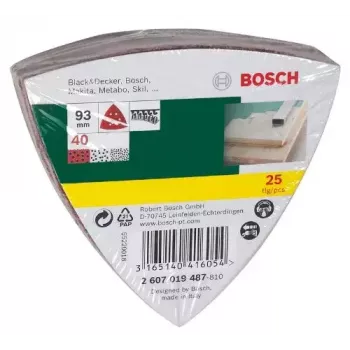 Bosch 2 607 019 487 brúsne príslušenstvo 25 kusov
