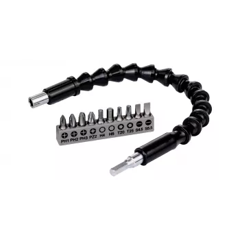 Bosch Sada bitov, 11 ks, plochý/Pozidriv/Phillips/Torx/šesťhran (2608522377)