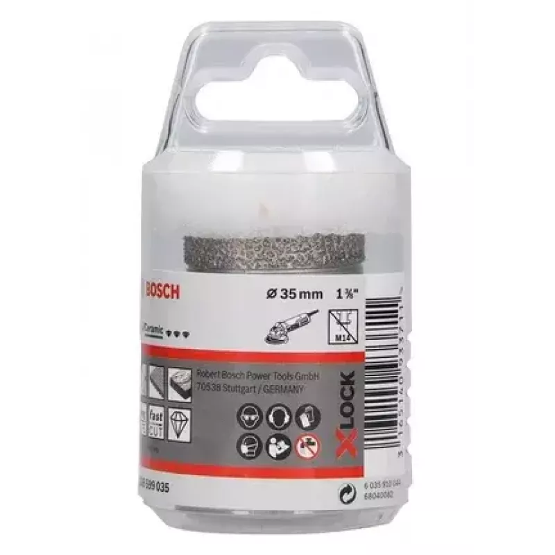 Bosch 2 608 599 035 vrták korunový vrták uhlová brúska 1 kus