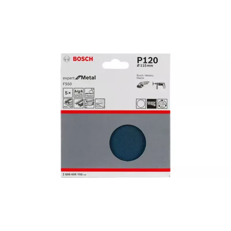 Rezný kotúč Bosch F550 Expert for Metal 2608608Y08