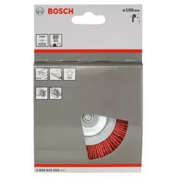 Bosch 2 608 622 055 Kotúčová kefa, nylon s korundom, 100 mm