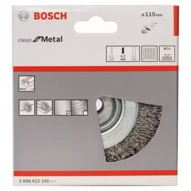Drôtená kefa Bosch 2 608 622 100 11,5 cm priemer stopky 1,4 cm