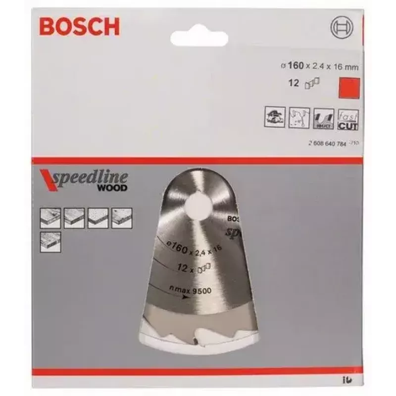 Kotúč do okružnej píly Bosch 2 608 640 784 16 cm na drevo