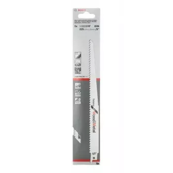 Čepeľ do šabľovej píly Bosch S 1111 DF bimetal 22,5 cm 4,3 mm rozstup zubov
