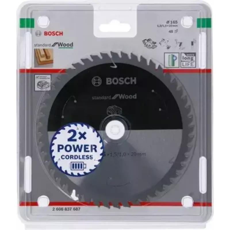 Bosch STANDARD FOR WOOD kotúč píly 16,5 cm 1 kus