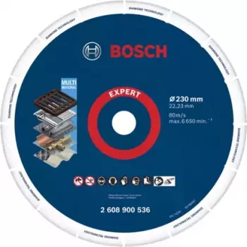 Bosch 2 608 900 536 brúsne/ostriace príslušenstvo k rotačnému náradiu liatina, kov, plast, nerezová oceľ, oceľ rezací kotúč