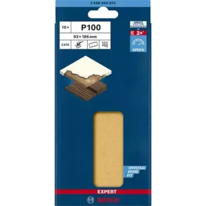 Bosch 2 608 900 874 brúsne/brúsne príslušenstvo k rotačnému náradiu drevo brúsny list