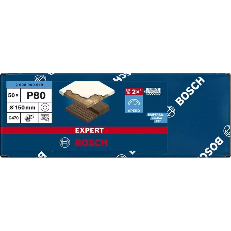 Brúsne kotúče Bosch Expert C470 50 ks 2608900919