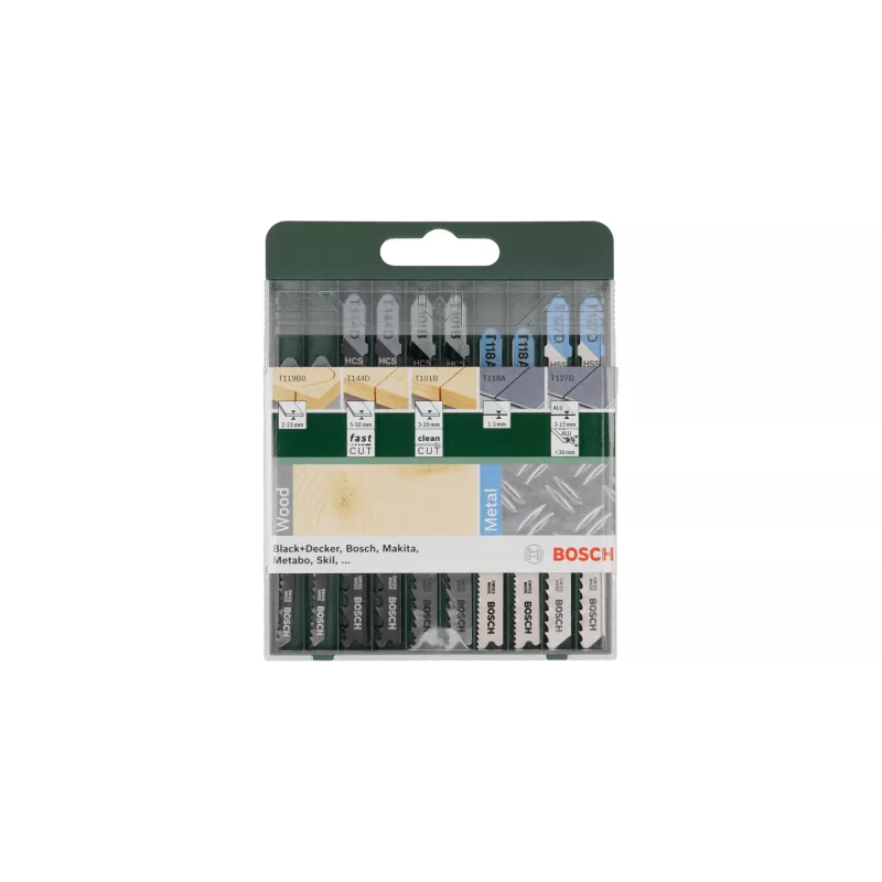 Bosch 2 609 256 746 sada čepelí do priamočiarej / dekupírovacej / šablónovacej píly