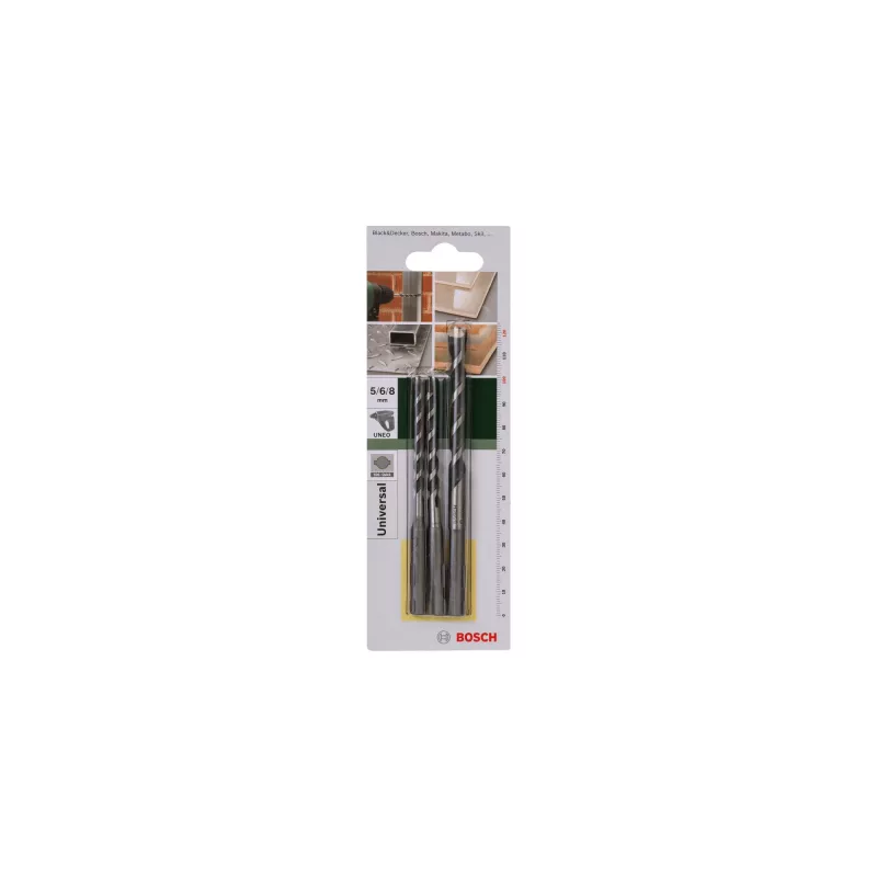 Bosch SDS-Quick univerzálna sada vrtákov, 3 ks