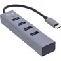 InLine USB-C 3.2 Multi Hub (4x USB-A 5Gb/s), OTG, hliníkové puzdro