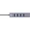 InLine USB-C 3.2 Multi Hub (4x USB-A 5Gb/s), OTG, hliníkové puzdro