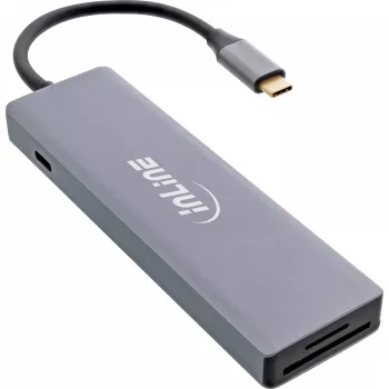 InLine USB 3.2 USB-C Multi Hub (3x USB-A + USB-C) - čítačka kariet - HDMI - OTG