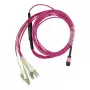 BlueOptics 3HE13896AA-7.5-BO Rozbočovací prepojovací kábel z MPO na 4x LC Duplex, OM4 50/125 µm, LC/UPC, 7,5 m