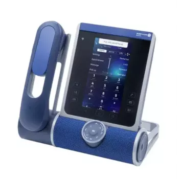 IP telefón Alcatel-Lucent ALE-500 modrý bezdrôtový LCD 5,5 palca