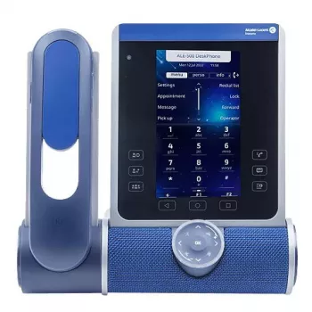 IP telefón Alcatel-Lucent ALE-500 modrý bezdrôtový LCD 5,5 palca