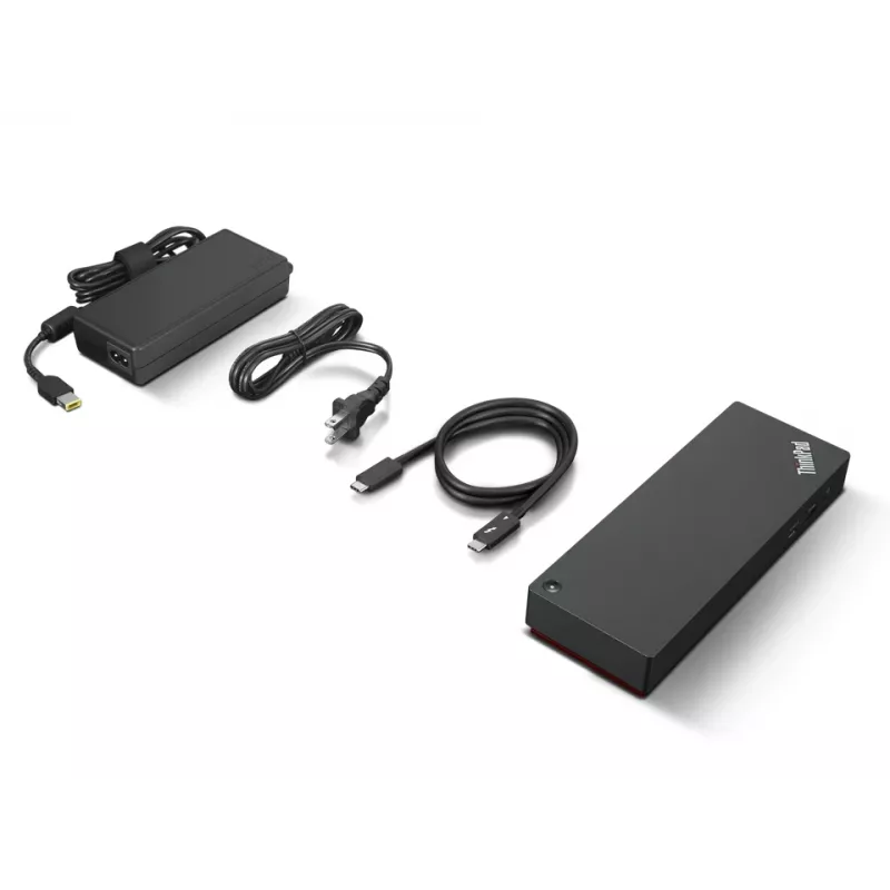 Lenovo ThinkPad Universal Thunderbolt 4 káblový čierny káblové pripojenie 135W
