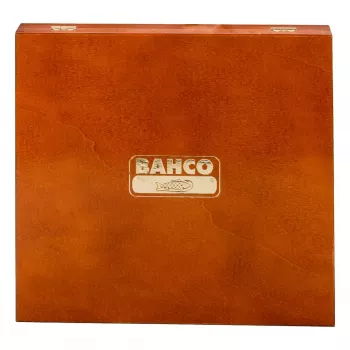Bahco 424P-S8-EUR sada dlát, 8 ks, 6-36 mm, v drevenej škatuli