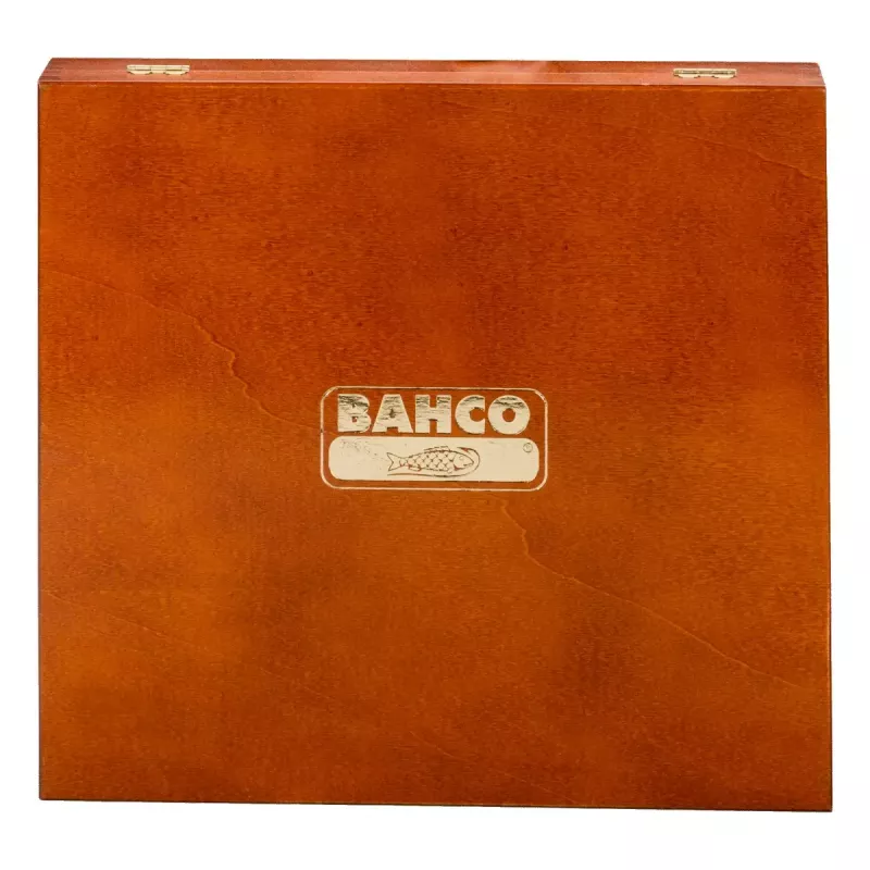 Bahco 424P-S8-EUR sada dlát, 8 ks, 6-36 mm, v drevenej škatuli