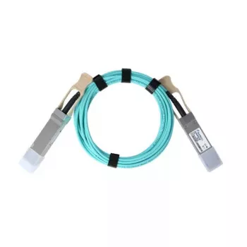 InfiniBand/sklenené vlákno kábel BlueOptics 470-ABOC-BO QSFP28 AOC 30 m akvamarínová
