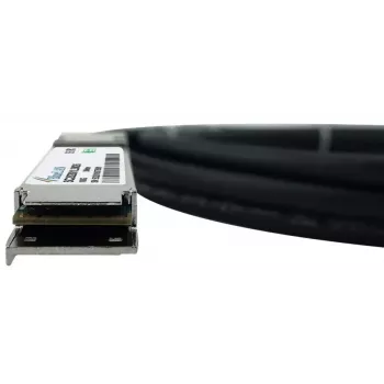InfiniBand/sklenené vlákno kábel BlueOptics 470-ABPY 1 m QSFP28 čierny