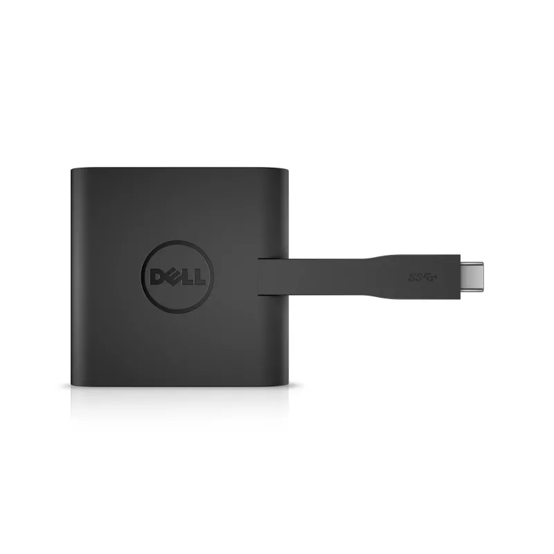 USB-C hub DELL USB-C - HDMI / VGA / Ethernet / USB 3.0 čierny