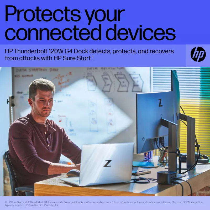 HP Thunderbolt Dock 120W G4 káblová dokovacia stanica čierna Thunderbolt 4