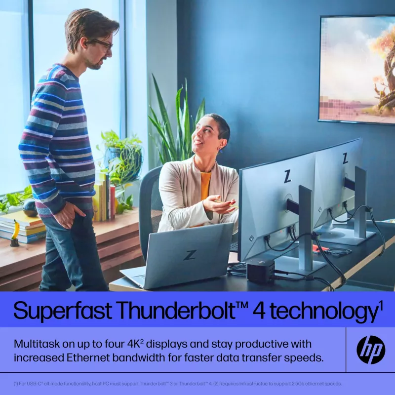 HP Thunderbolt Dock 120W G4 káblová dokovacia stanica čierna
