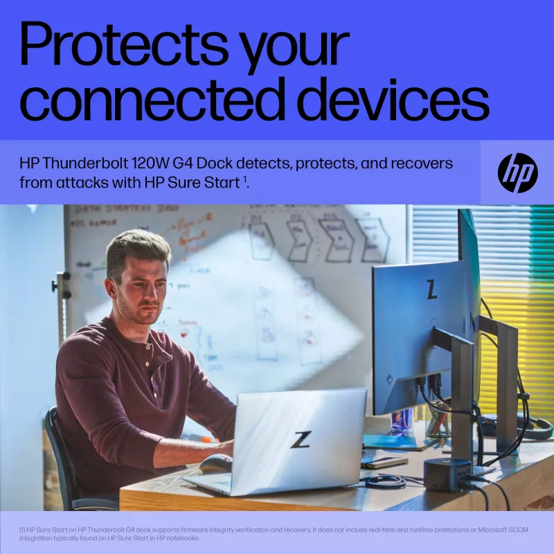 HP Thunderbolt Dock 120W G4 káblová dokovacia stanica čierna