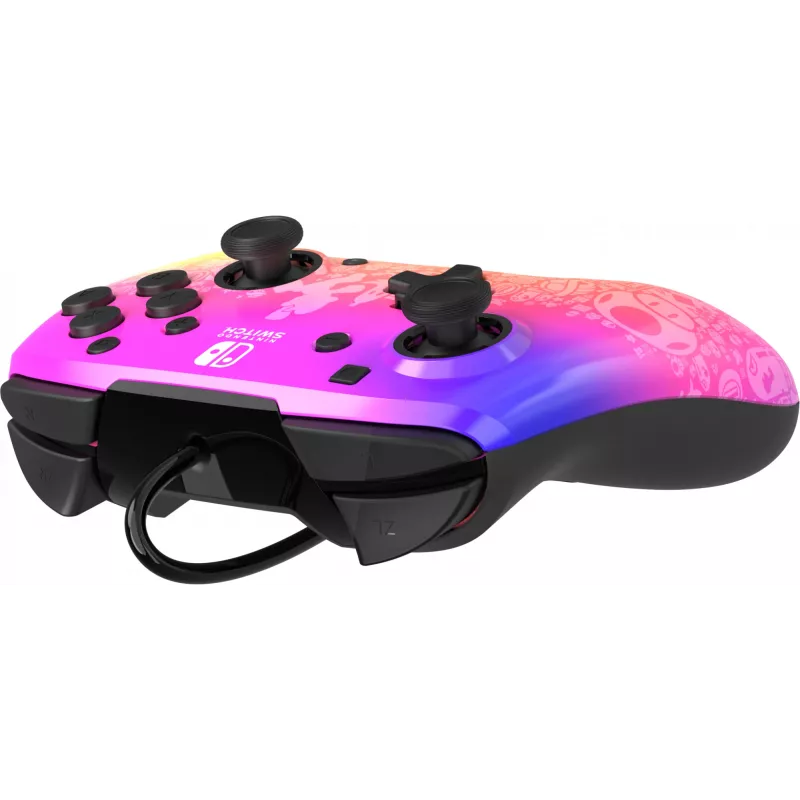 PDP REMATCH Wired Controller: Star Spectrum pre Nintendo Switch, Nintendo Switch - OLED model