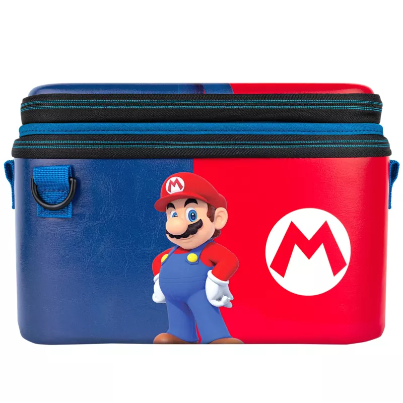Pevné puzdro PDP Overnight Power Pose Mario pre Nintendo — viacfarebné
