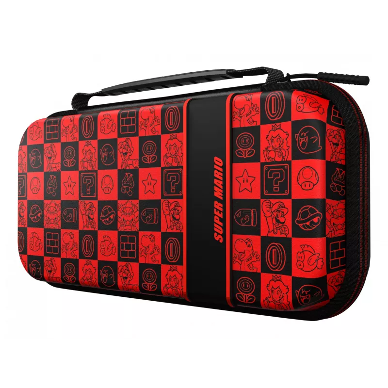 PDP Travel Case Plus GLOW: Super Icon, pre Nintendo Switch, Nintendo Switch Lite, Nintendo Switch – OLED model