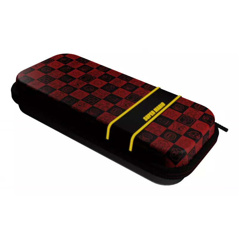 PDP Travel Case Plus GLOW: Super Icon, pre Nintendo Switch, Nintendo Switch Lite, Nintendo Switch – OLED model
