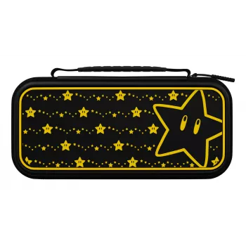 PDP Travel Case Plus GLOW: Super Star, pre Nintendo Switch, Nintendo Switch Lite, Nintendo Switch - OLED model