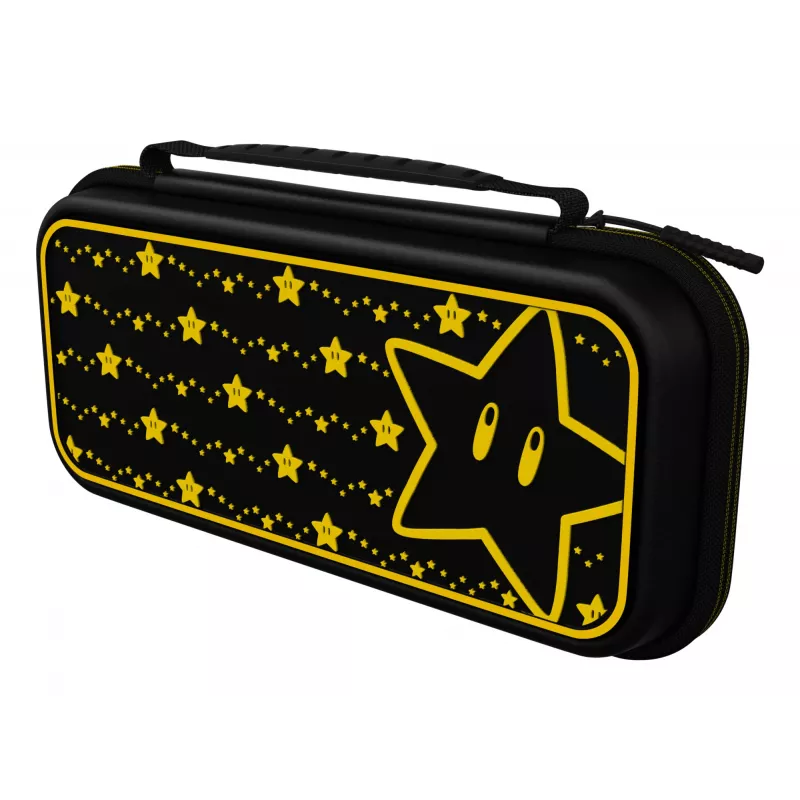 PDP Travel Case Plus GLOW: Super Star, pre Nintendo Switch, Nintendo Switch Lite, Nintendo Switch - OLED model
