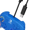 PDP Afterglow Wave modrá USB gamepad analógový/digitálny Nintendo Switch, Nintendo Switch OLED