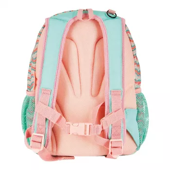 Školský batoh Herlitz Rookie Sweet Jungle zelená broskyňová polyester