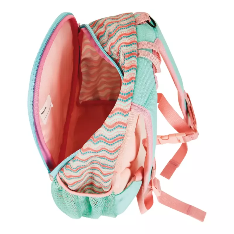 Školský batoh Herlitz Rookie Sweet Jungle zelený broskyňová polyester